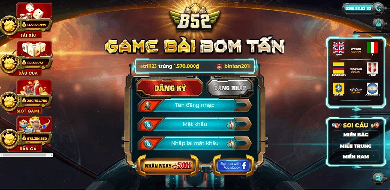 B52 Link truy cập chính thức