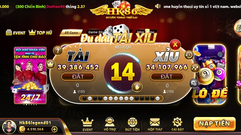 hk86 club tai xiu