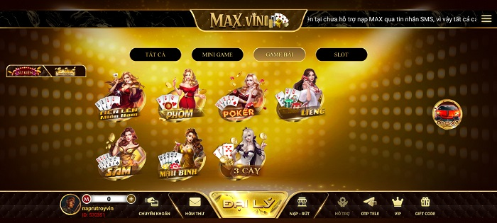 Kho game bài cực khủng