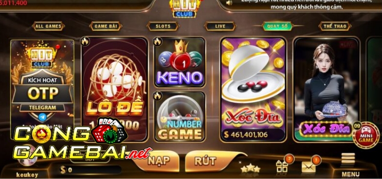 Game quay số 