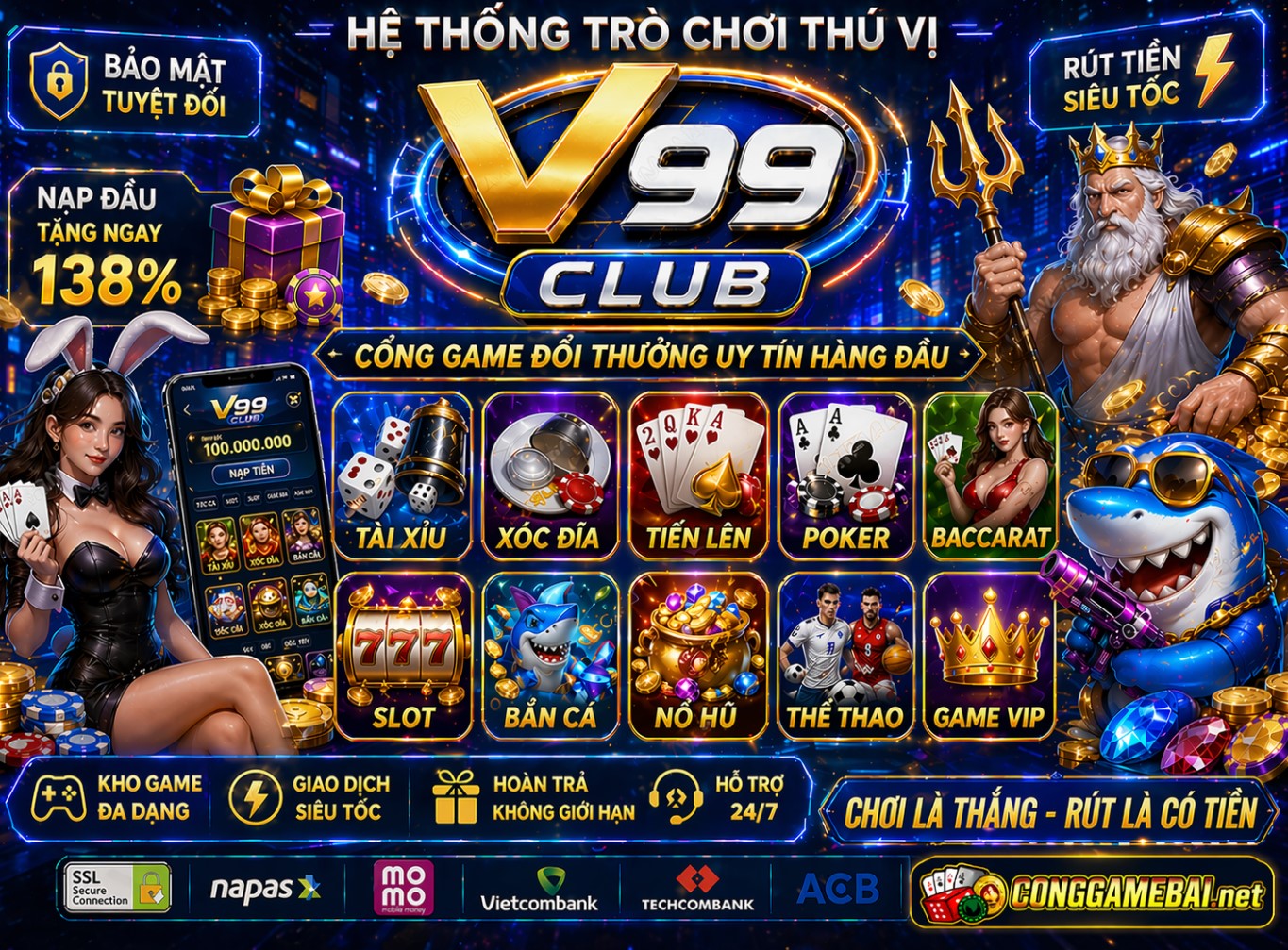 V99 Club – Tìm hiểu game đổi thưởng hot nhất Việt Nam