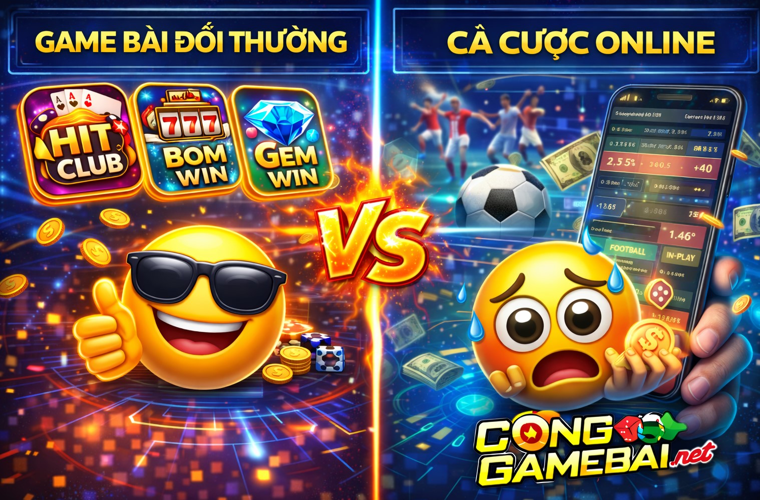Nên Chơi Game Bài Đổi Thưởng Hay Cá Cược Online? So Sánh Chi Tiết 2026